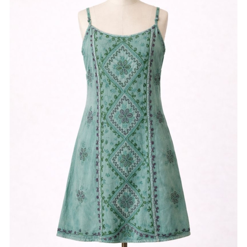 Gypsy Rose Embroidered Boho Sundress